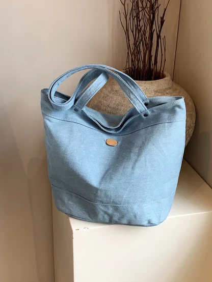 Blue Tote Bags